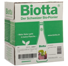BIOTTA Betterave Rouge Bio 6 fl 5 dl
