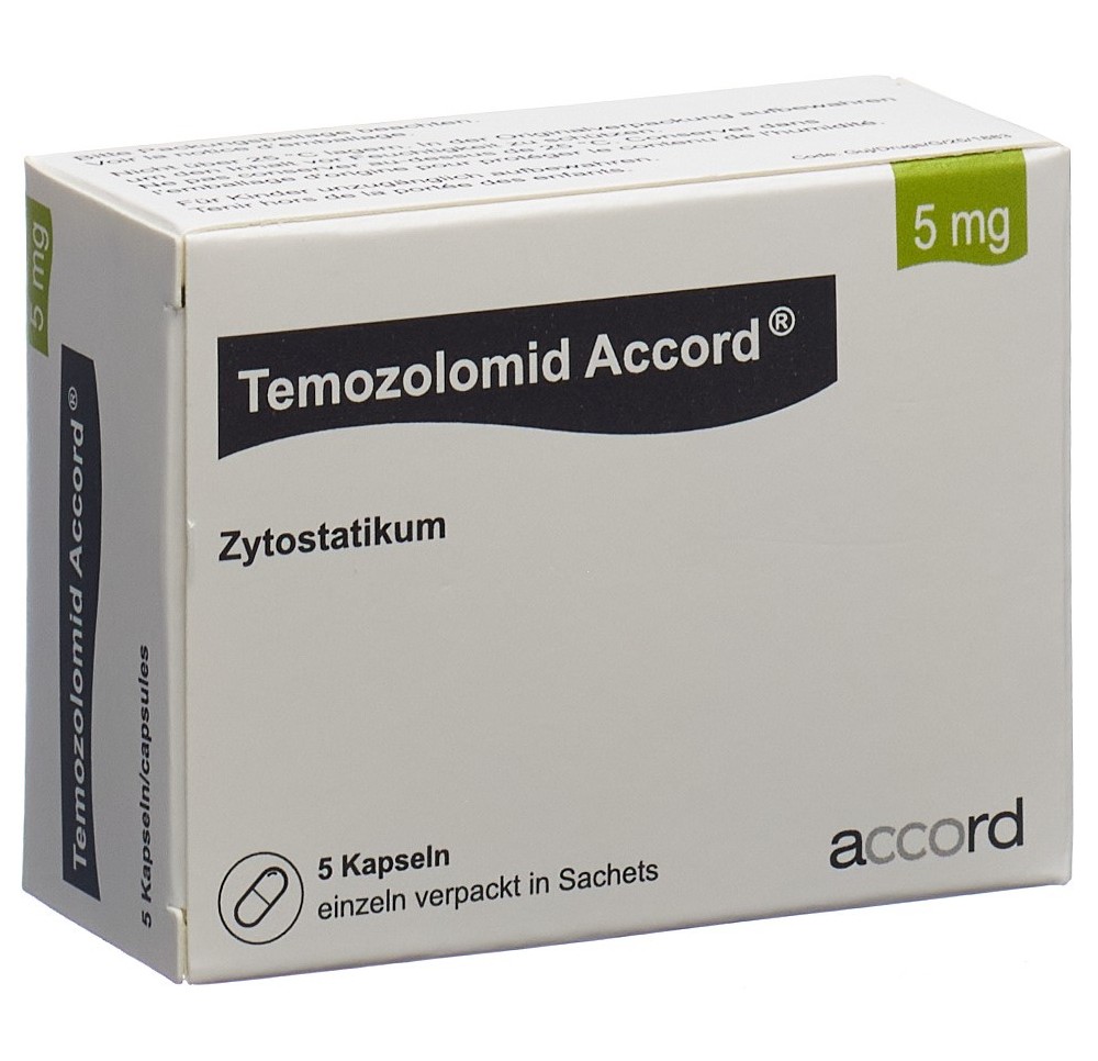 TEMOZOLOMID Accord caps 5 mg sach 5 pce