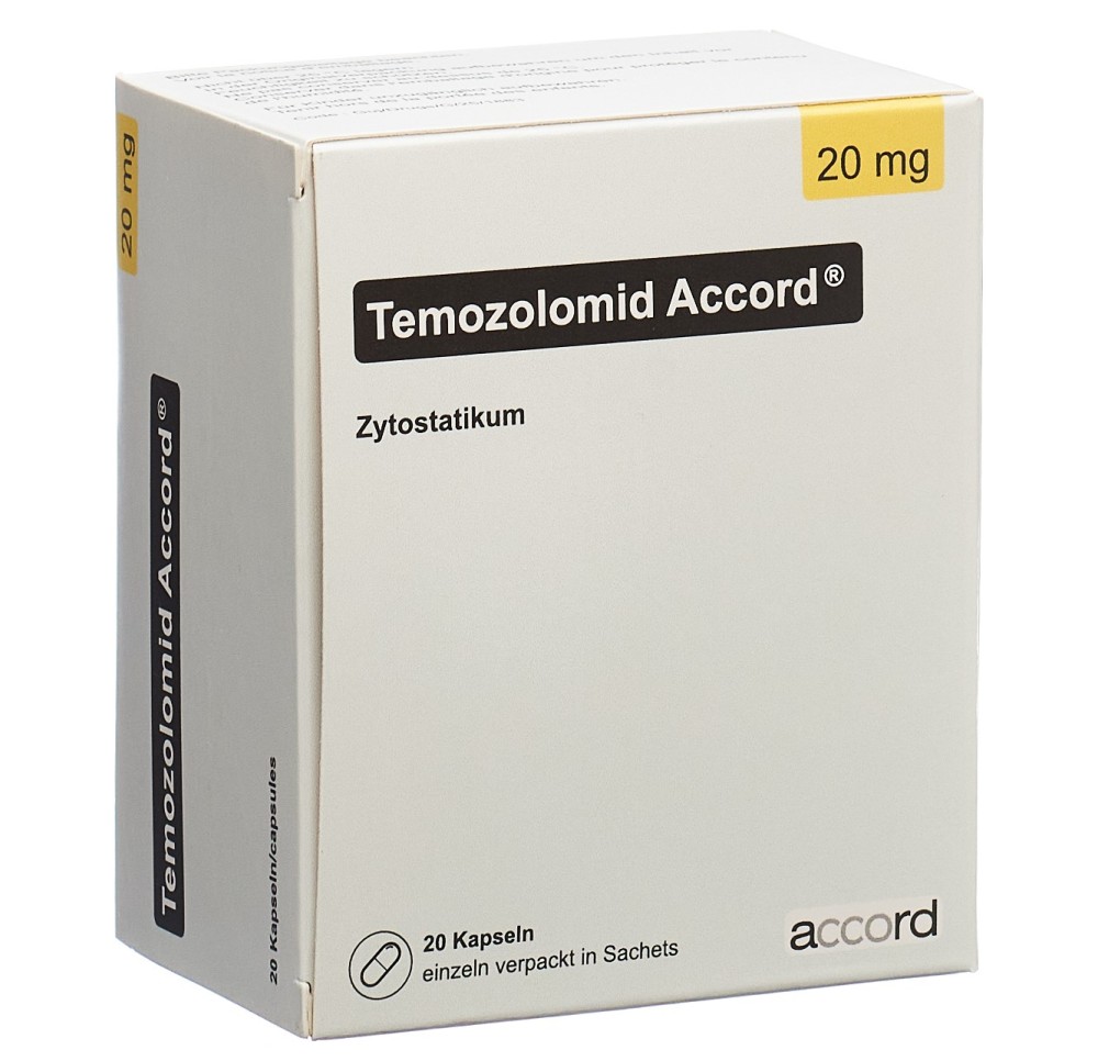 TEMOZOLOMID Accord caps 20 mg sach 20 pce