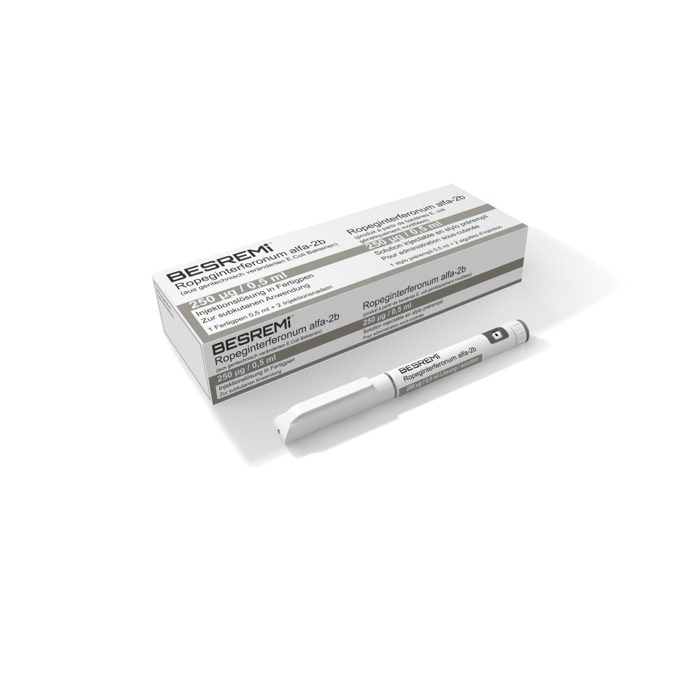 BESREMI sol inj 250 mcg/0.5 ml stylo pré 0.5 ml