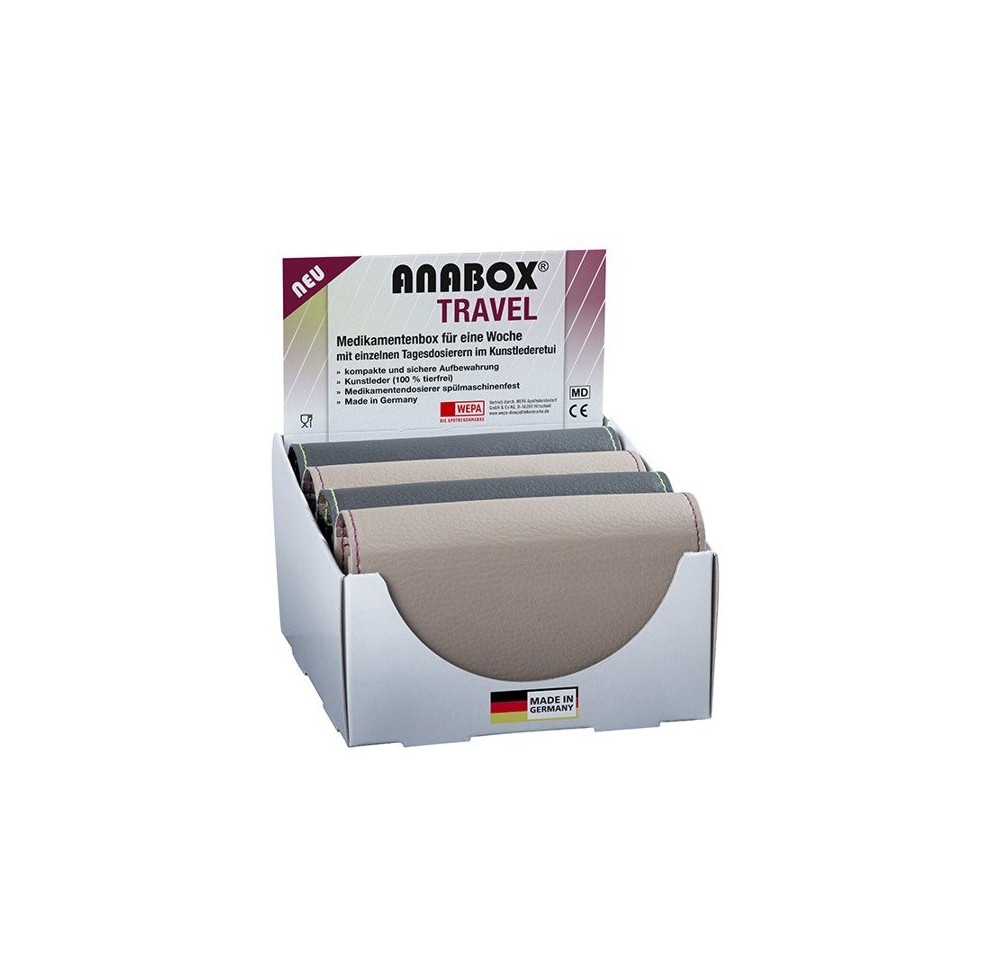 ANABOX pilulier travel 7jours a/f/i disp 4pce