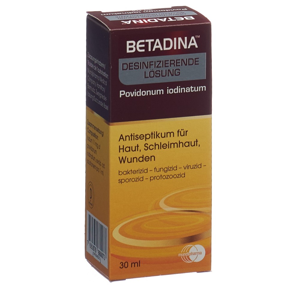BETADINA solution désinfectante fl 30 ml