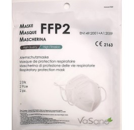 VASANO Masque FFP2 blanc scellé a/f/i 2 pce