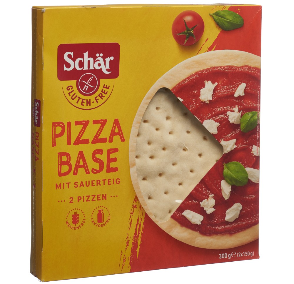SCHÄR fonds pizza sans gluten 2 x 150 g