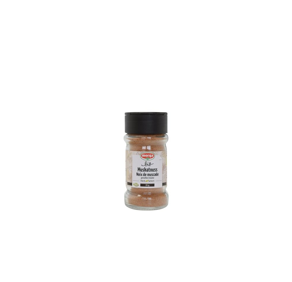 MORGA épice noix de muscade moulue bio verre 35 g