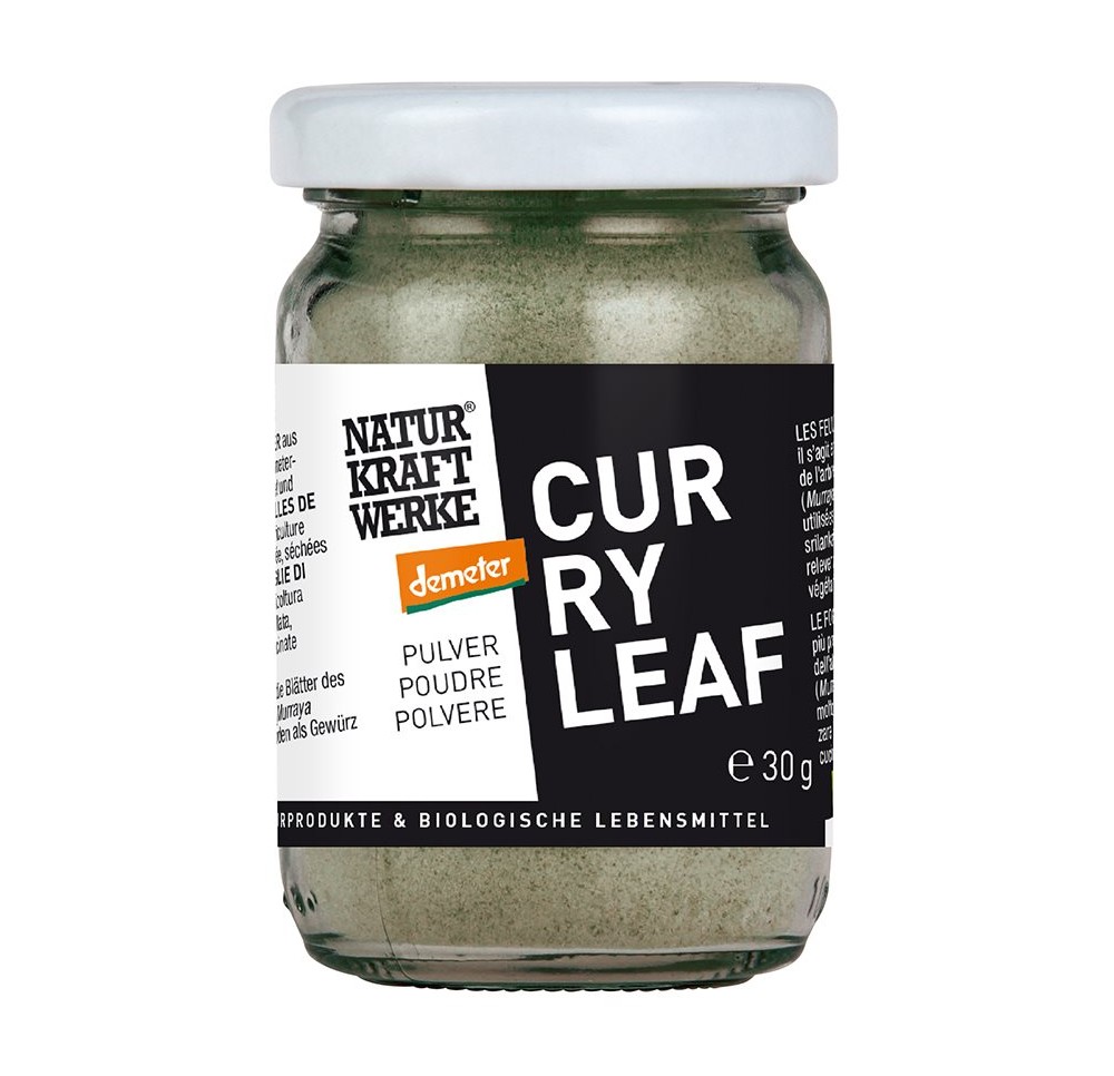 NATURKRAFTWERKE Curry Leaf poudre Demeter 30 g