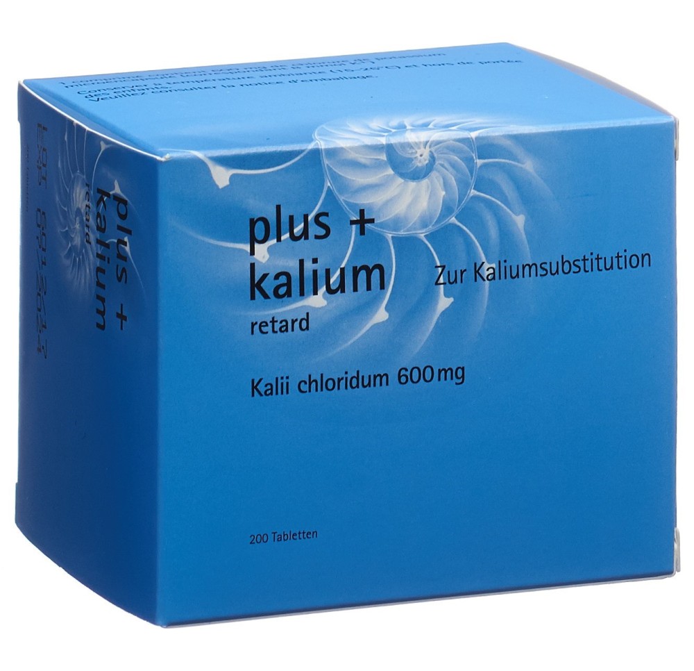 PLUS KALIUM retard cpr ret 600 mg 200 pce