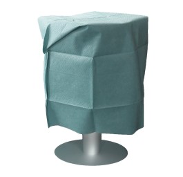 FOLIODRAPE housse de tabouret 70x60cm 35 pce