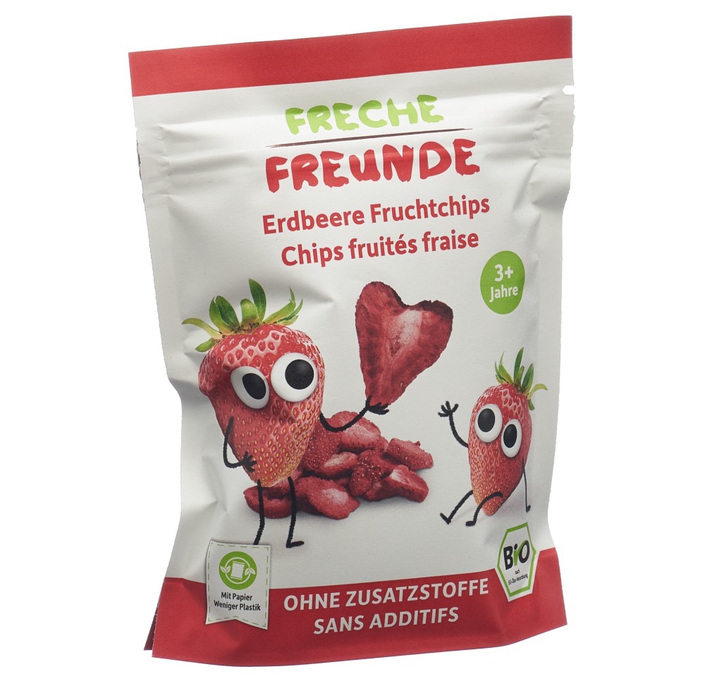 FRECHE FREUNDE chips fruits de fraises 12 g