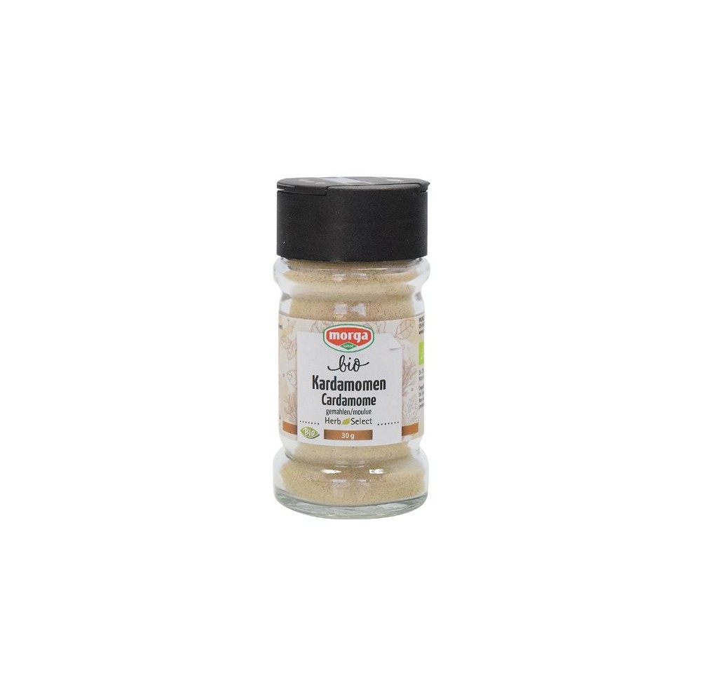 MORGA épice cardamome moulue bio verre 30 g