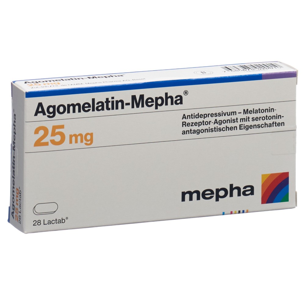 AGOMELATIN Mepha cpr pell 25 mg 28 pce
