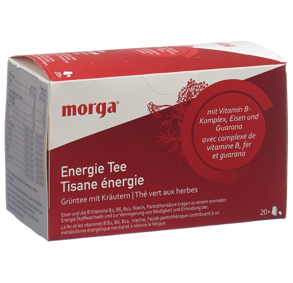 MORGA tisane énergie a/p sach 20 pce
