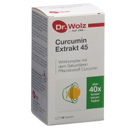 DR. WOLZ Extrait de curcumine 45 caps 90 pce
