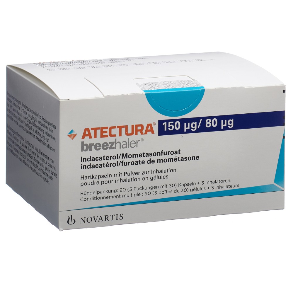 ATECTURA BREEZHALER caps inh 150mcg/80mcg 90 pce