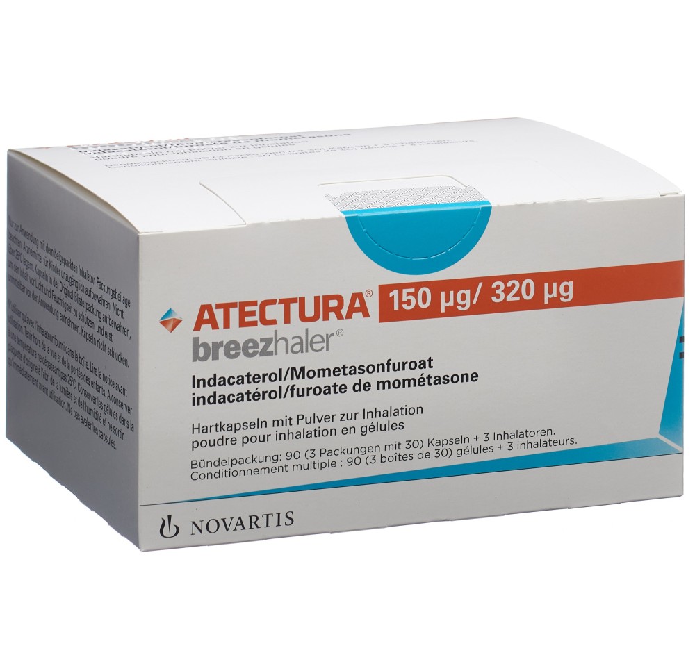 ATECTURA BREEZHALER caps inh 150mcg/320mcg 90 pce