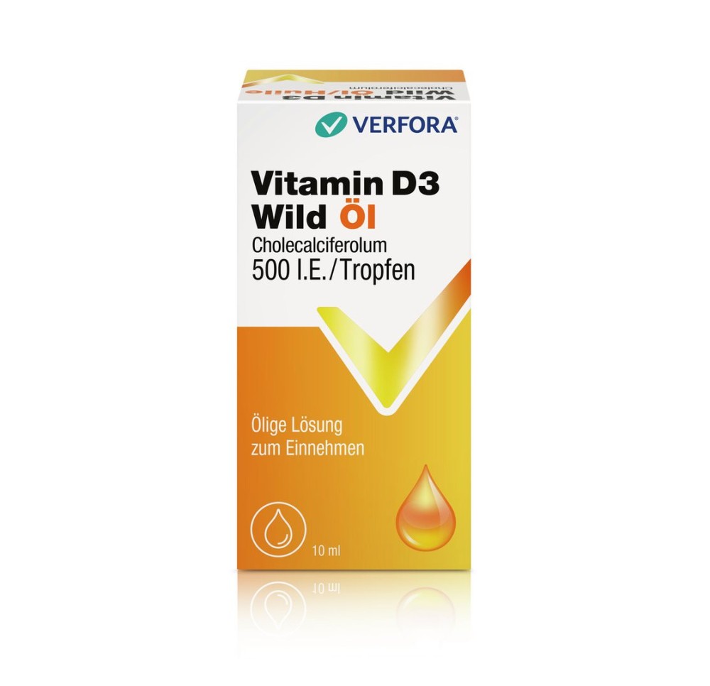 VITAMINE D3 Wild Huile 500 UI/goutte 10 ml