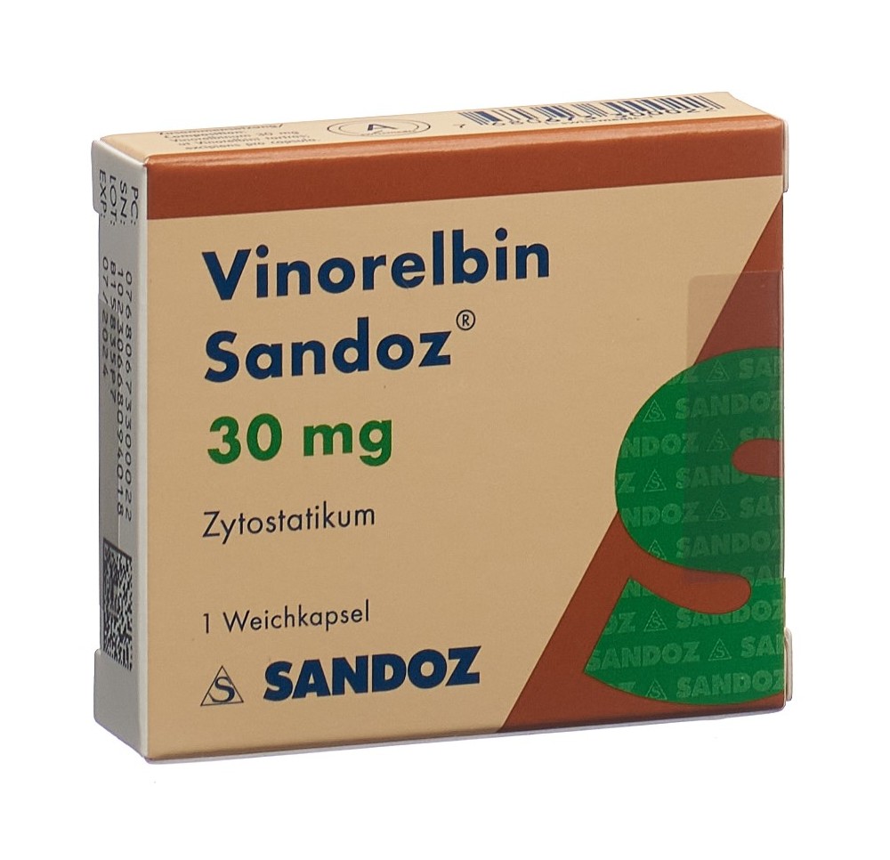 VINORELBIN Sandoz caps moll 30 mg