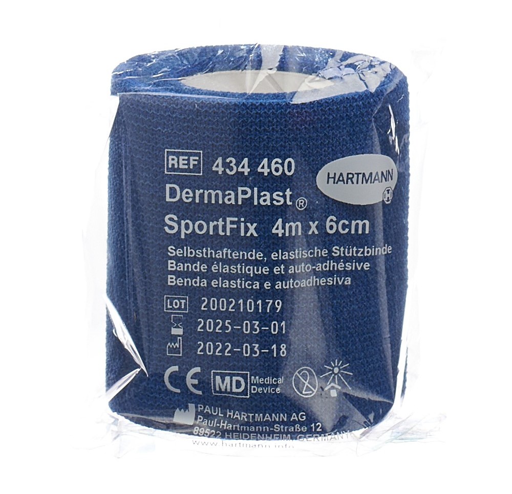 DERMAPLAST SportFix 6cmx4m bleu