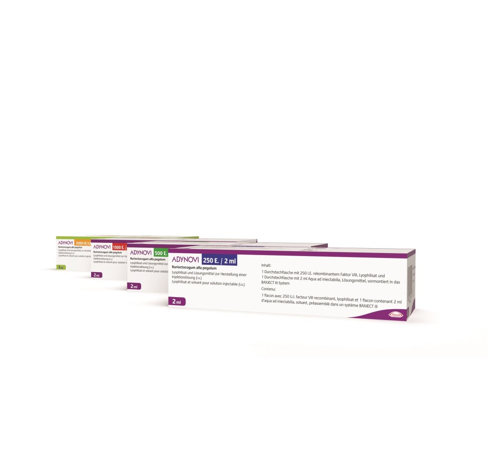ADYNOVI subst sèche 250 UI/2ml cum solv set