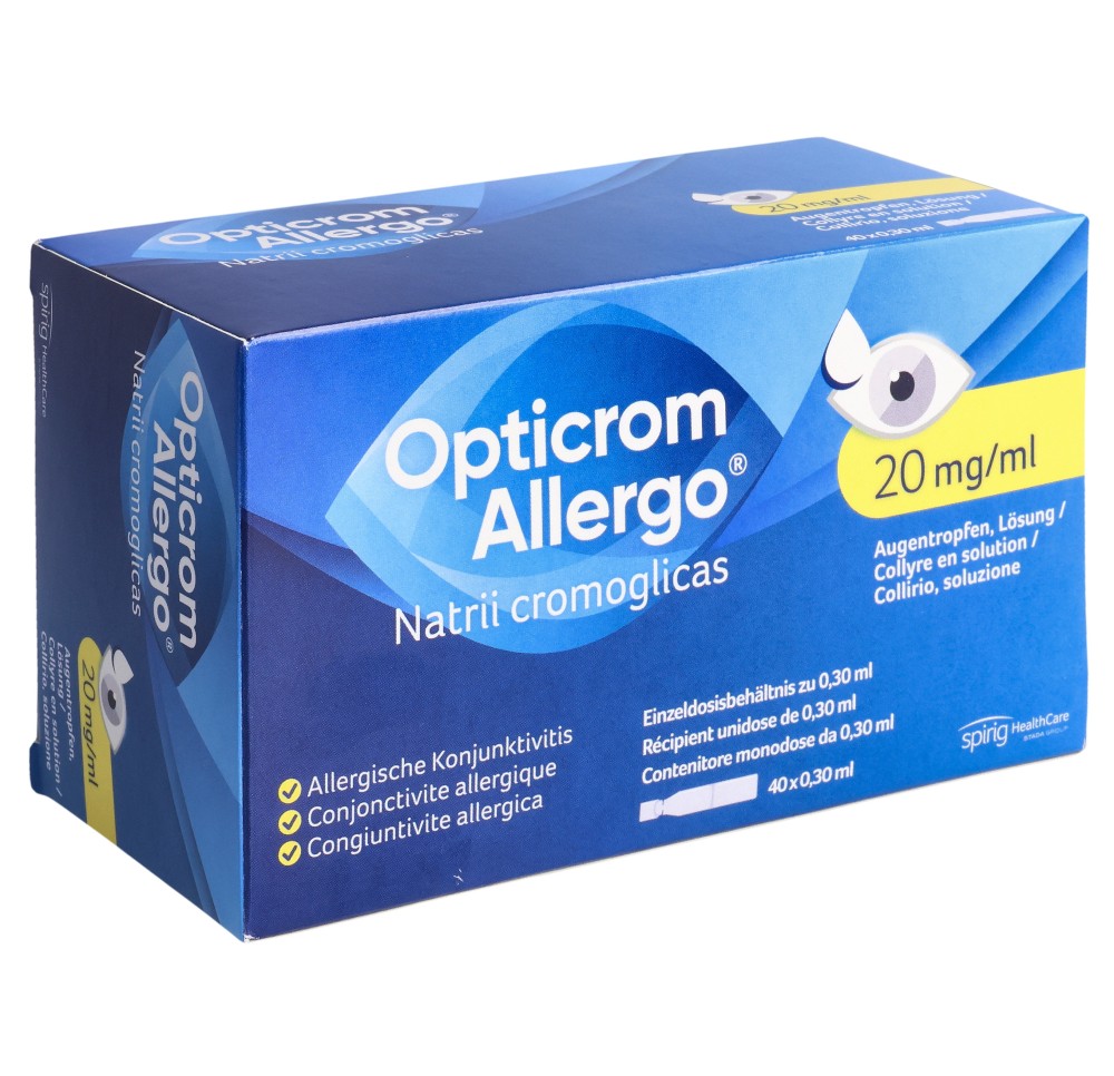 OPTICROM ALLERGO gtt opht 40 monodos 0.3 ml