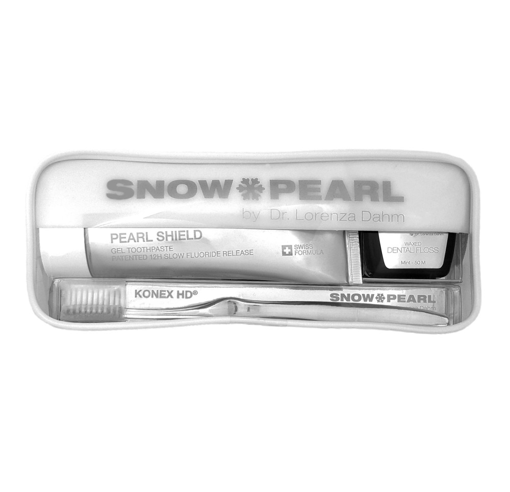 SNOW PEARL Travel Kit PEARL SHIELD blanc