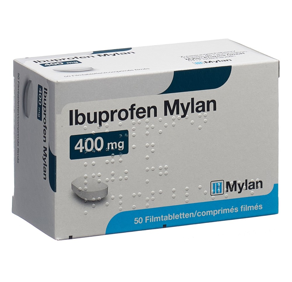 IBUPROFEN Mylan cpr pell 400 mg 50 pce