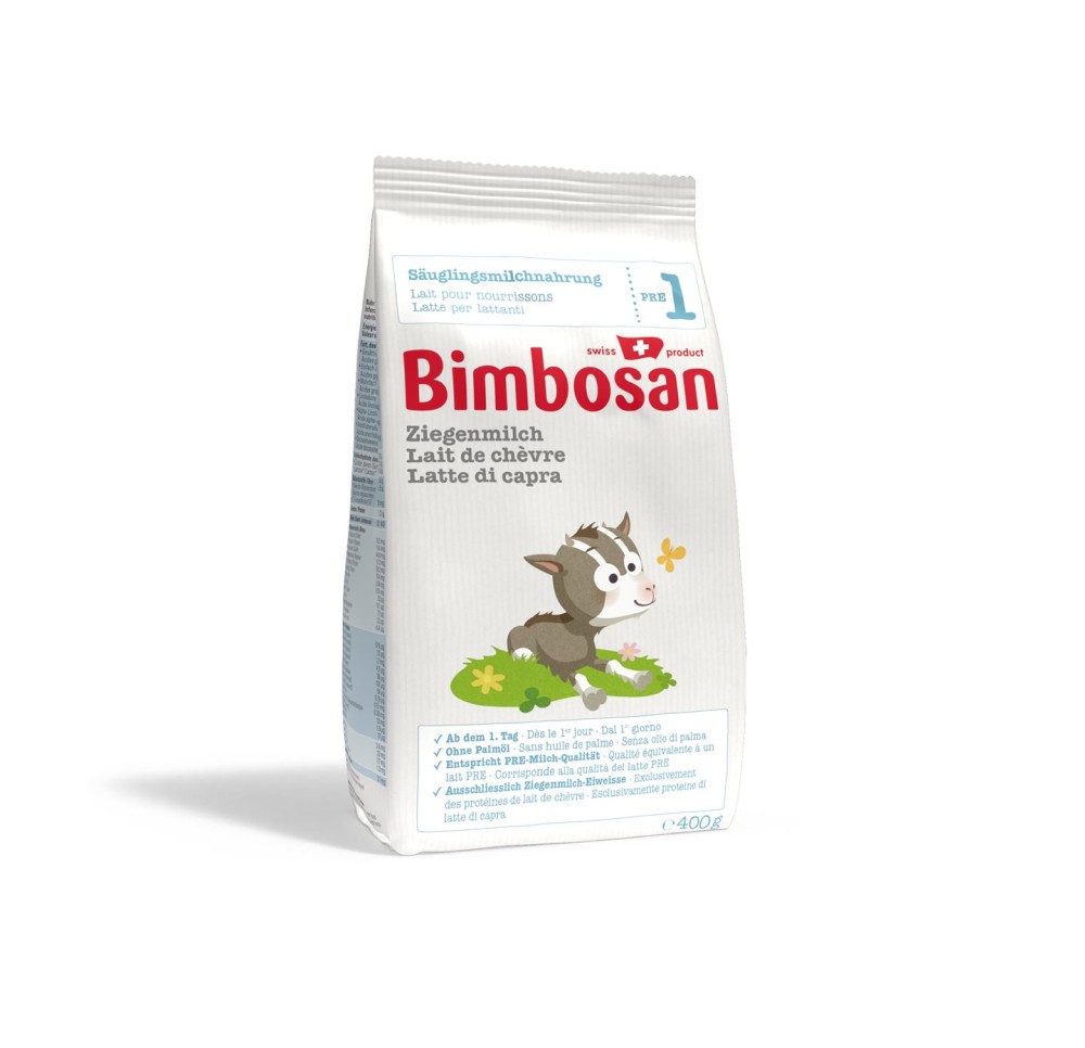 BIMBOSAN lait de chèvre 1 nourriss rech 400 g