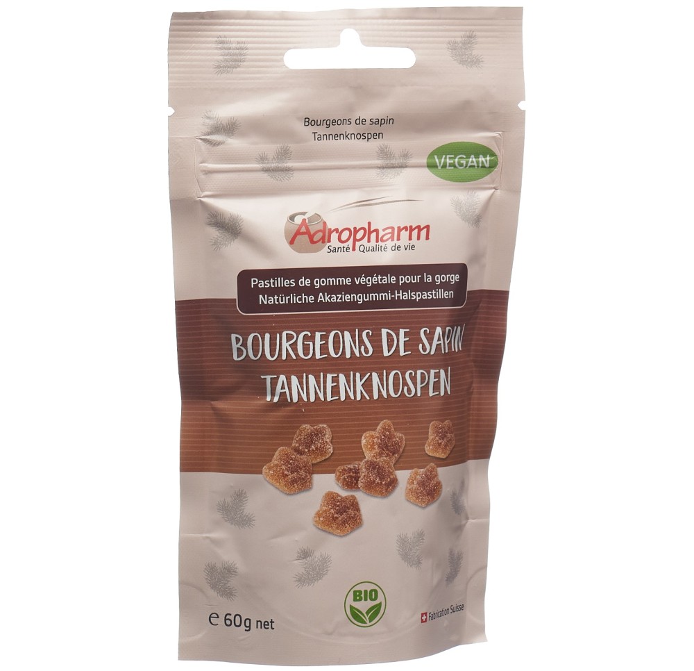 ADROPHARM bonbons bourgeons sapins bio sach 60 g