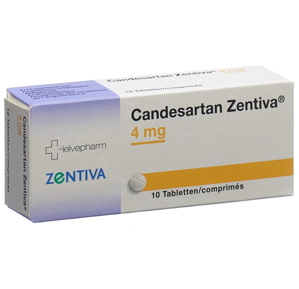 CANDESARTAN Zentiva cpr 4 mg blist 10 pce
