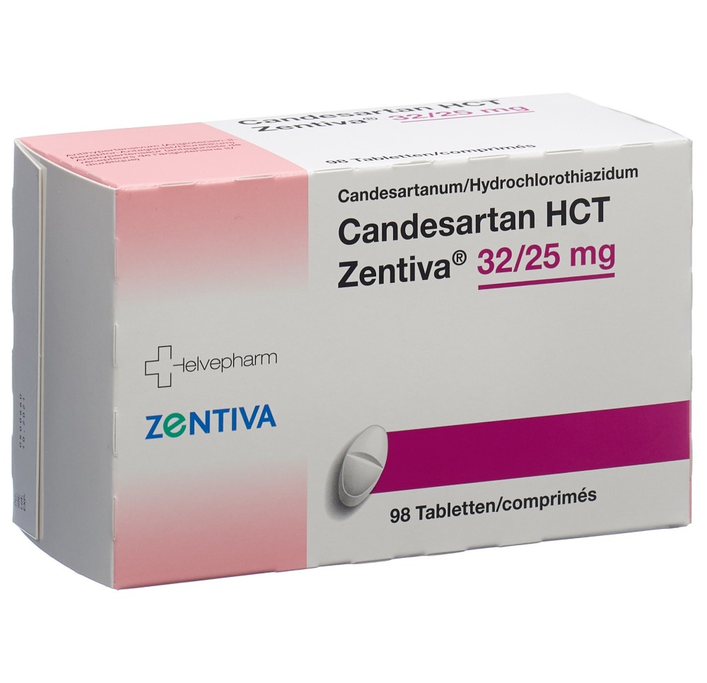 CANDESARTAN HCT Zentiva cpr 32/25 mg 98 pce