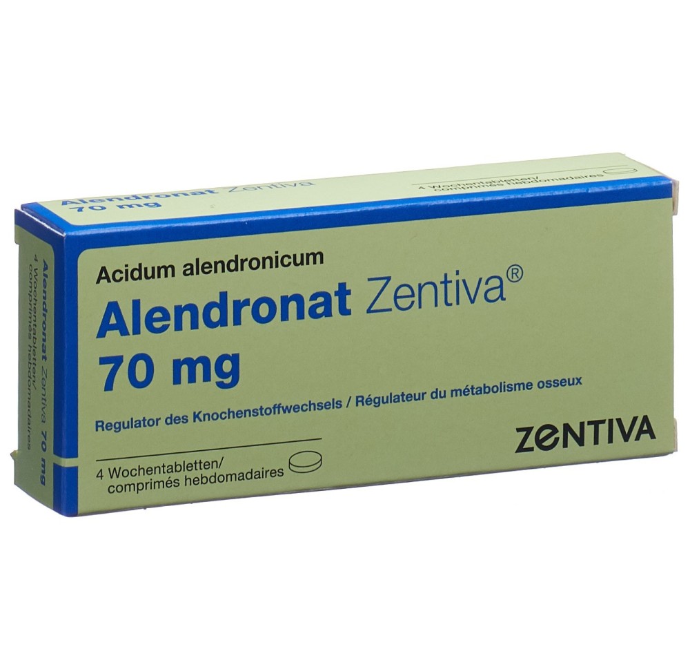 ALENDRONAT Zentiva cpr hebdomadaires 70 mg 4 pce