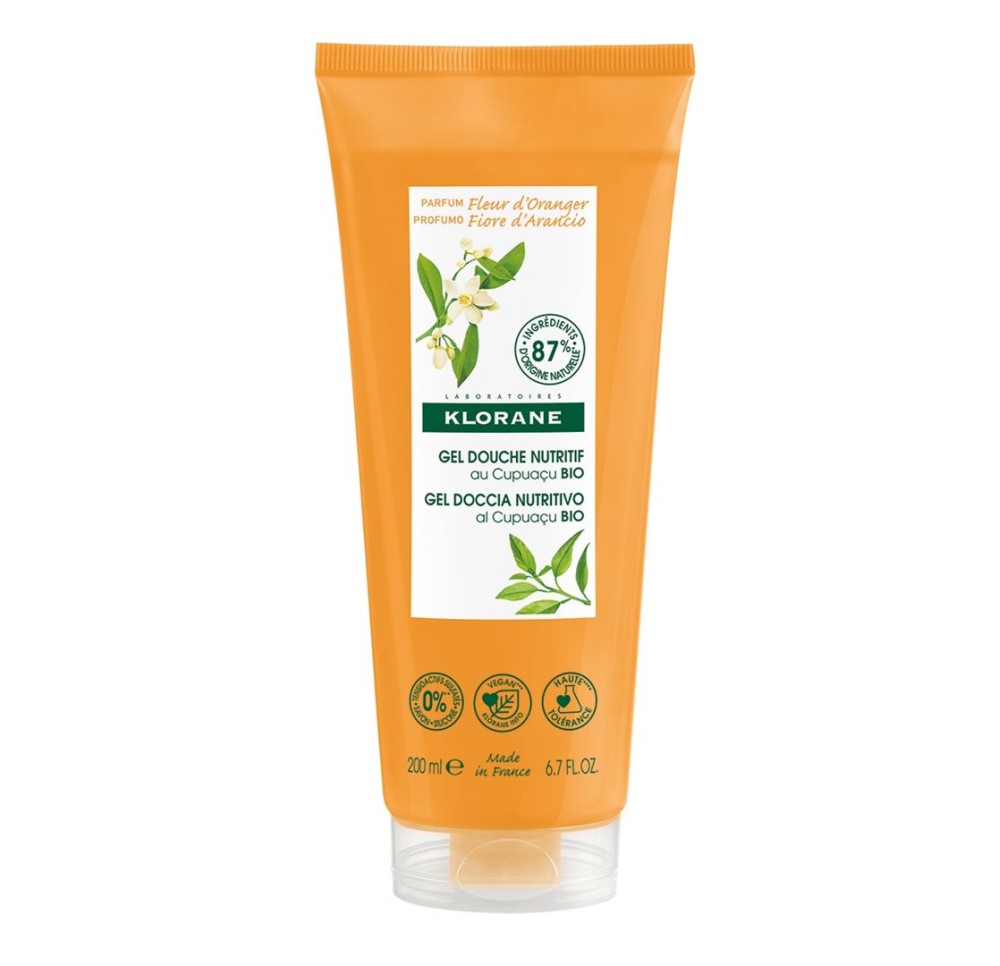 KLORANE Gel douche Fleur d'oranger 200 ml