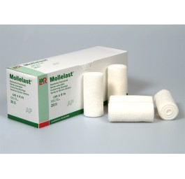 MOLLELAST bande fixat élast 12cmx4m blanc 20 pce