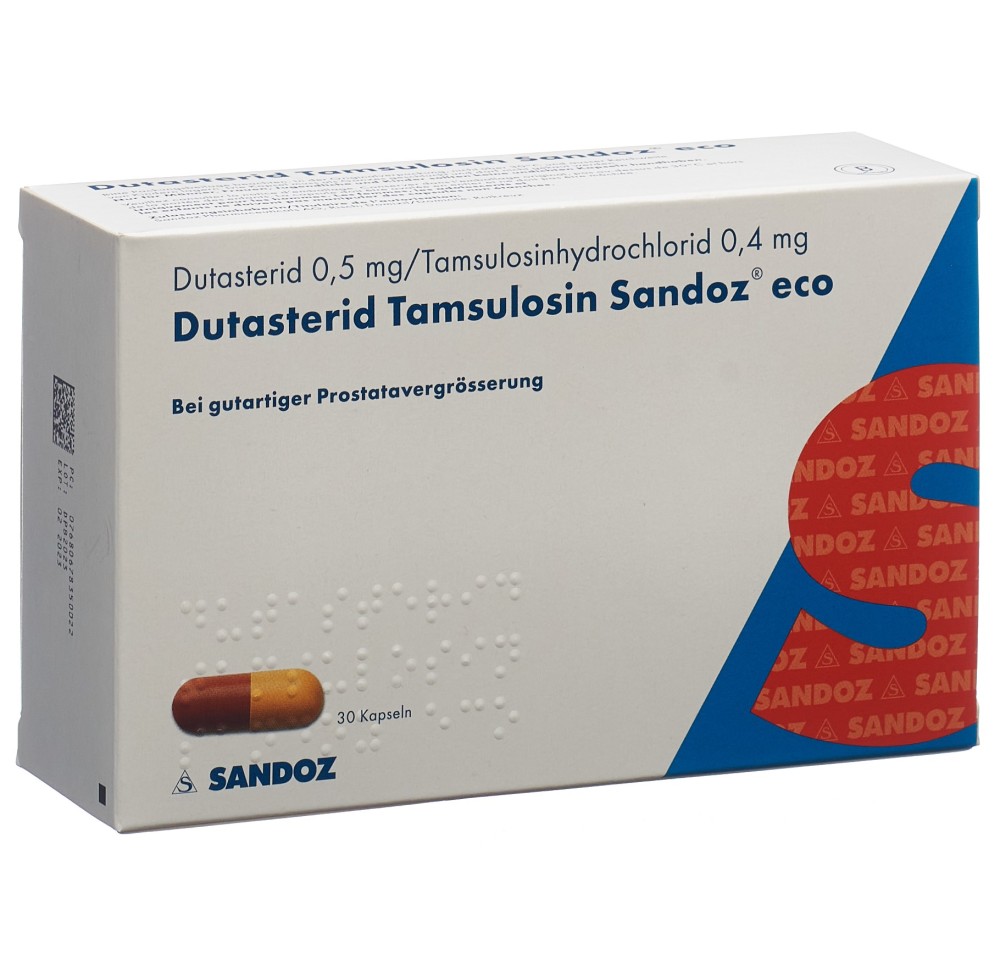 DUTASTERID Tamsulosin Sandoz eco 0.5/0.4mg 30 pce