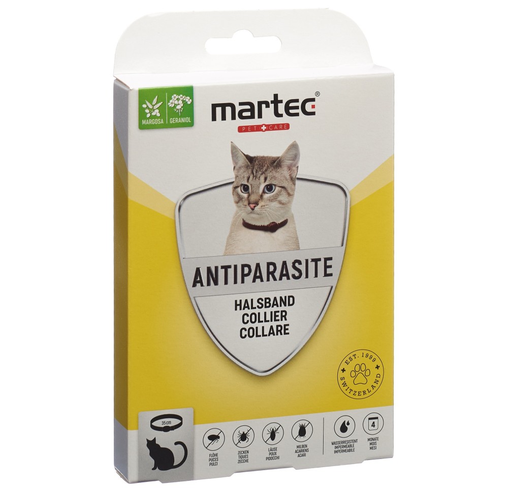 MARTEC PET CARE collier pour chats ANTIPARASITE