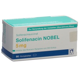 SOLIFENACIN NOBEL cpr pell 5 mg 90 pce
