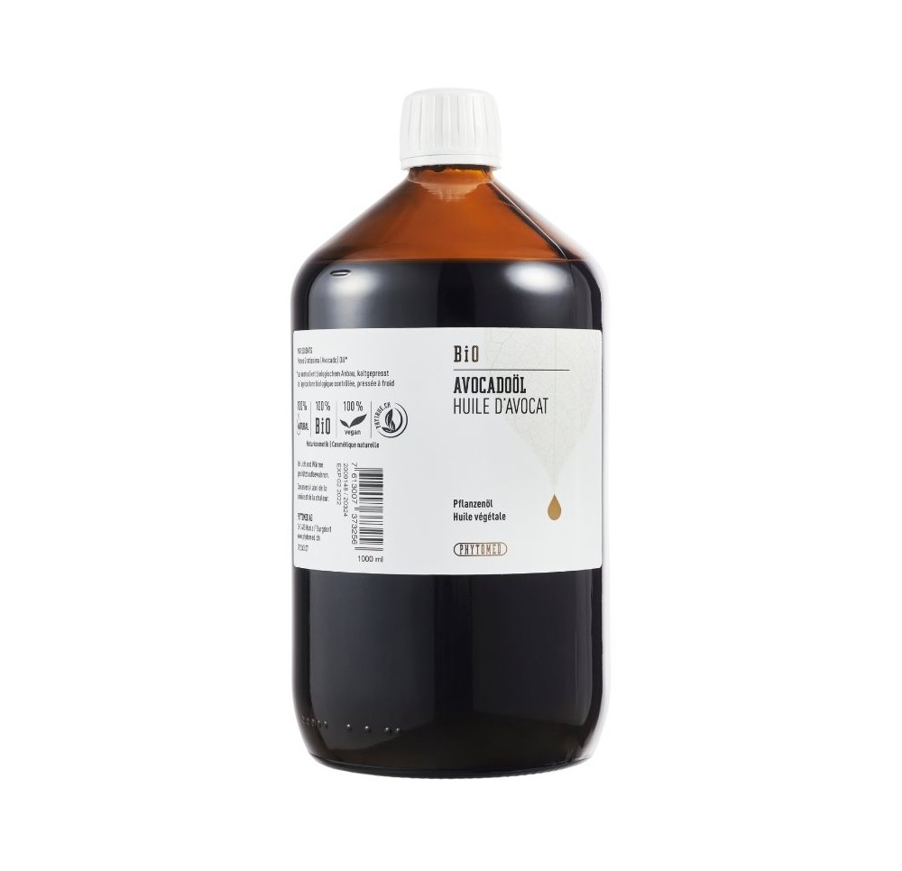PHYTOMED Huile d'avocat bio fl 1000 ml