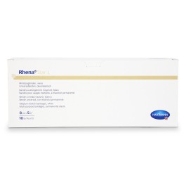 RHENA Star L bandes élastiques 15cmx5m bla 10 pce