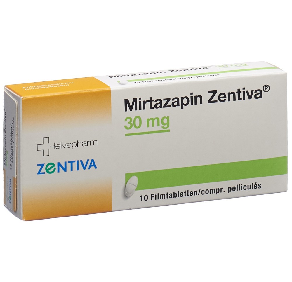 MIRTAZAPIN Zentiva cpr pell 30 mg 10 pce