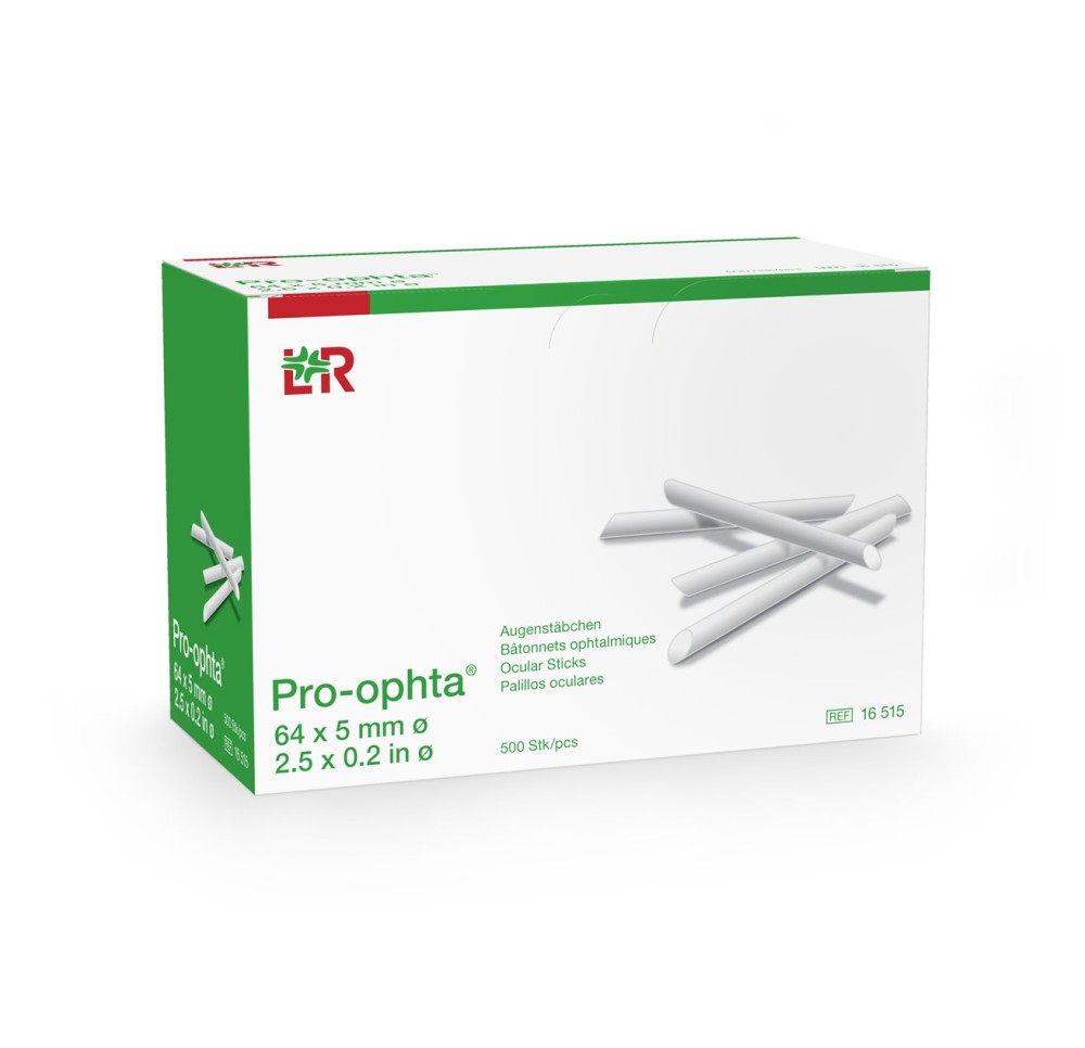 PRO-OPHTA bâtonnets blancs non stériles 500 pce