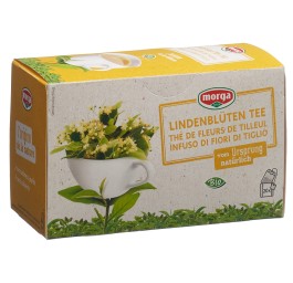 MORGA thé fleurs de tilleul a/p bio sach 20 pce