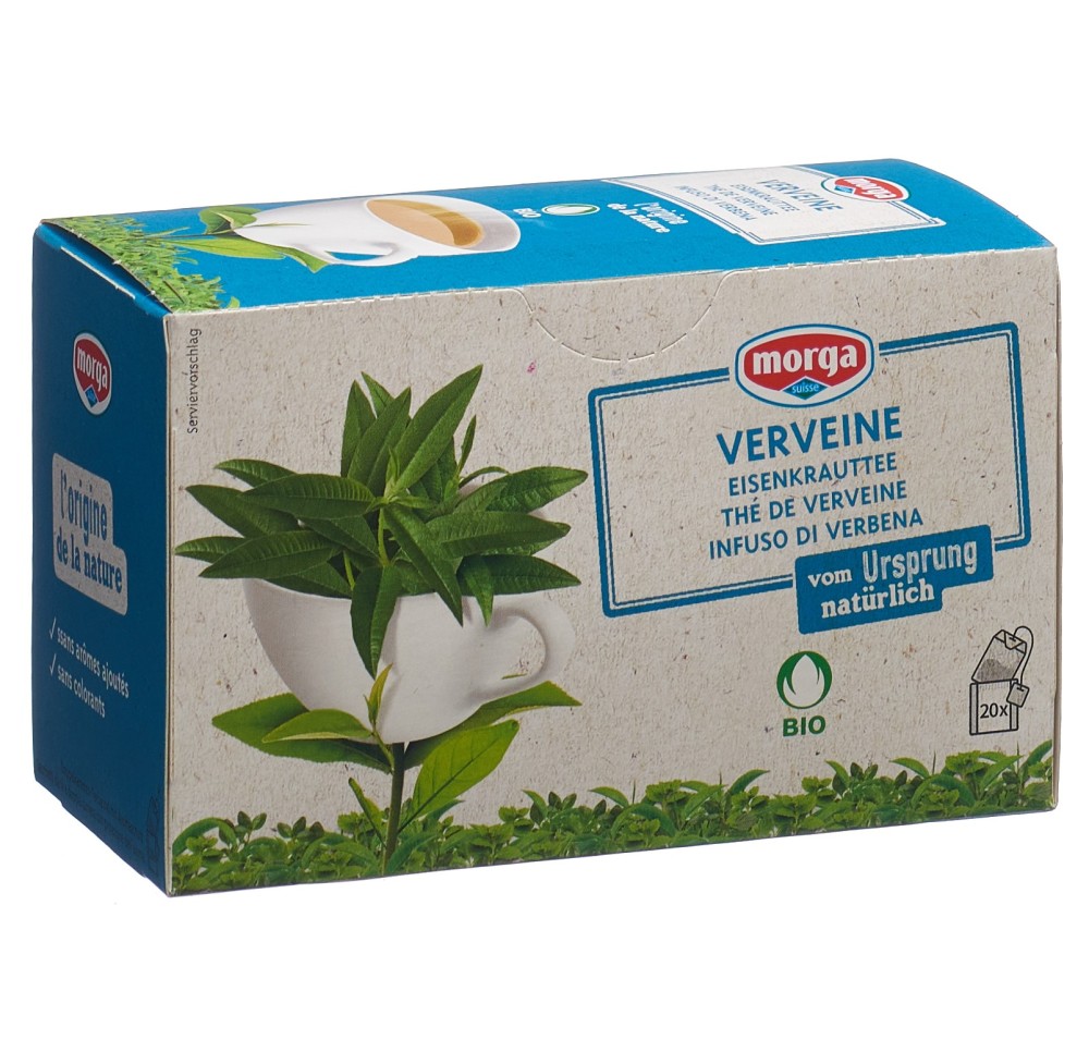 MORGA thé verveine a/p bio bourgeon sach 20 pce