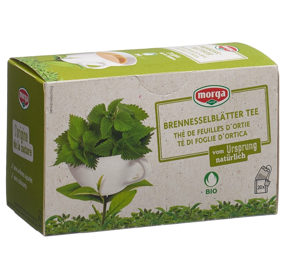 MORGA thé feuilles d'ortie a/p bio bourgeon 20 pce