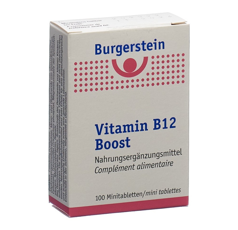 BURGERSTEIN Vitamin B12 Boost cpr mini 100 pce