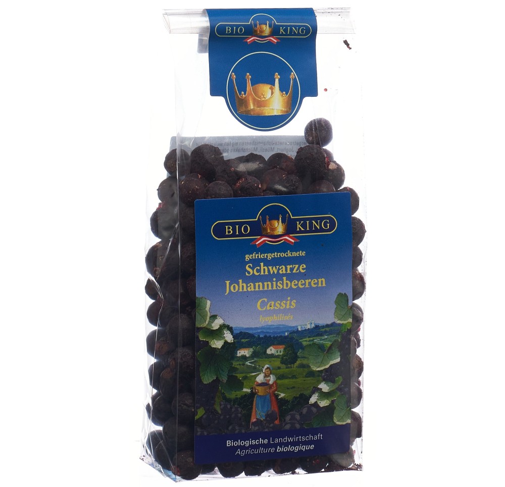 BIOKING cassis lyophilisés bio 50 g