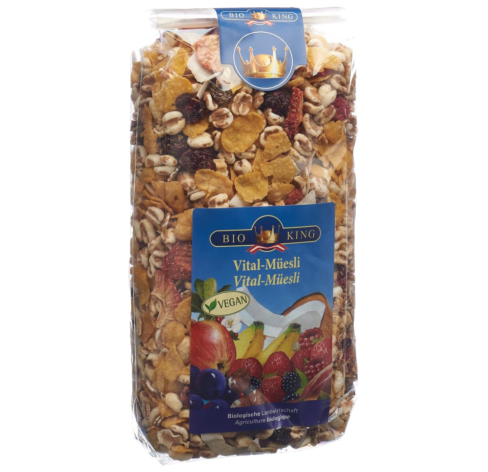 BIOKING vital muesli bio sach 375 g
