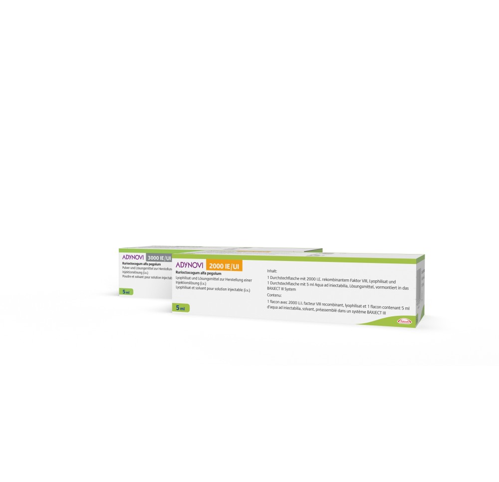 ADYNOVI subst sèche 3000 UI/5ml cum solv set