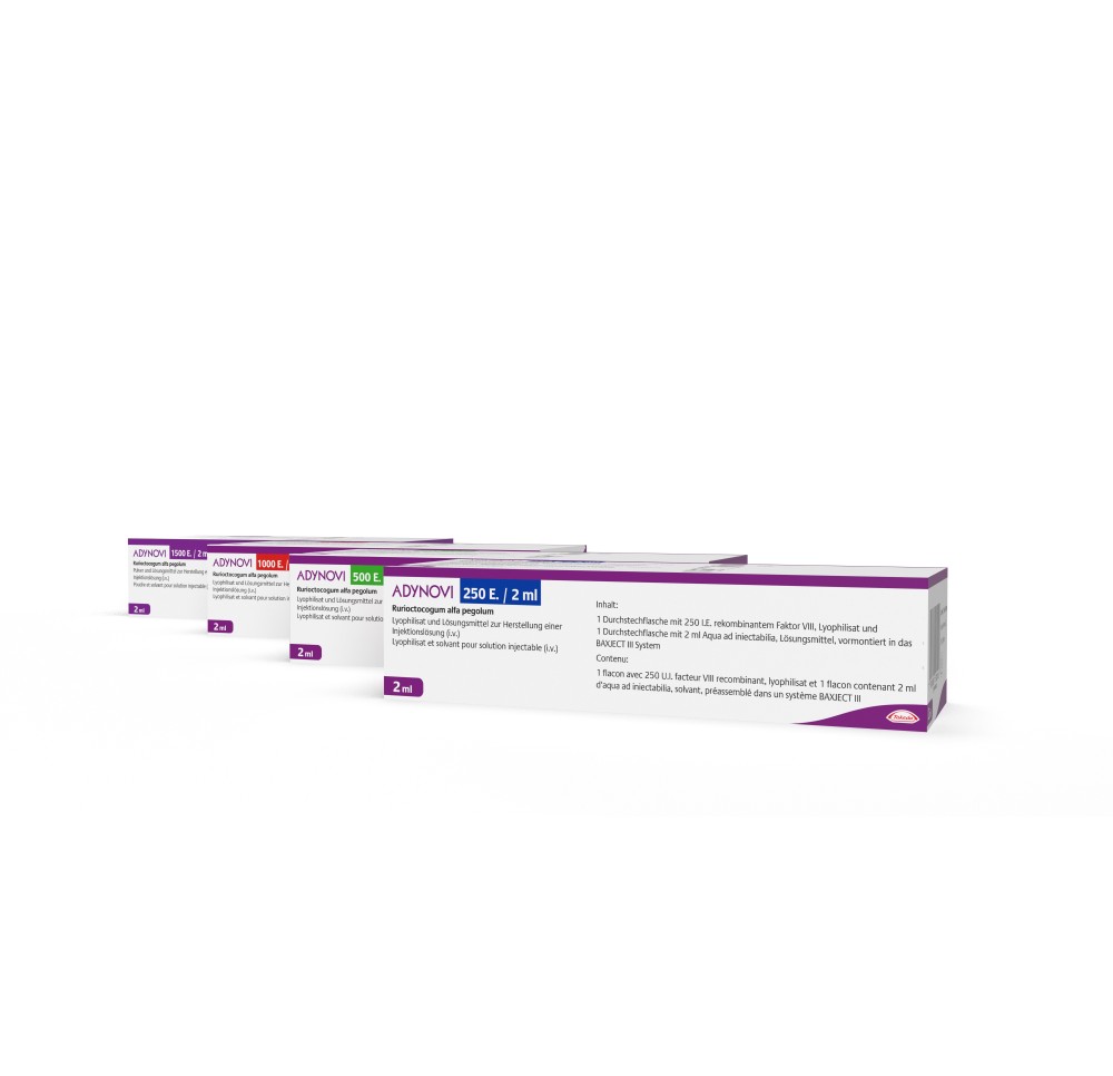 ADYNOVI subst sèche 1500 UI/2ml cum solv set