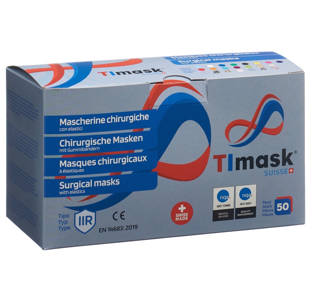 TIMASK Masque médical jet type IIR léopard 50 pce