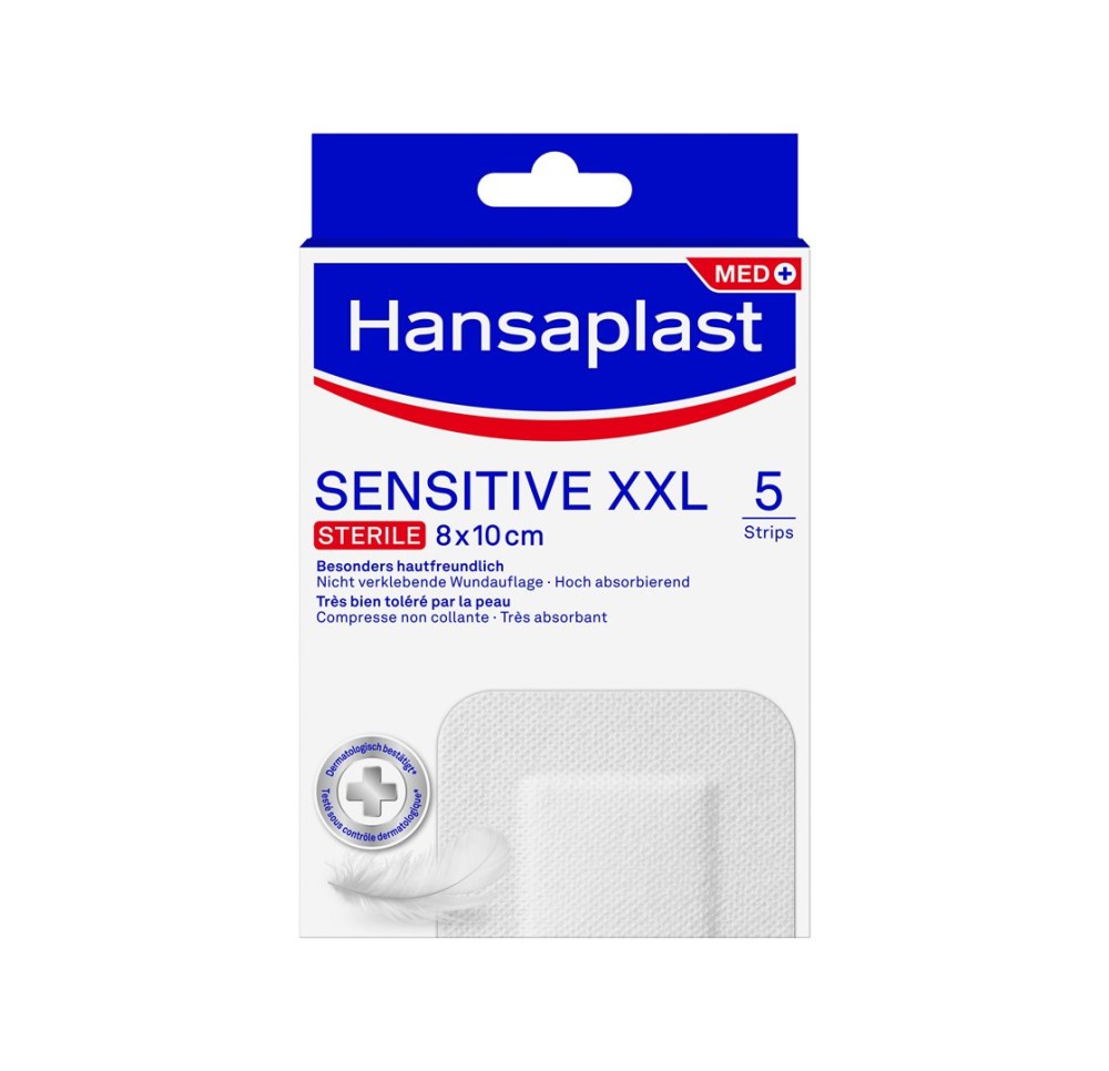 HANSAPLAST Sensitive Strips XXL (nouveau) 5 pce